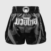 Venum Adrenaline Kick-Thai-Shorts Schwarz-Silber-Grau