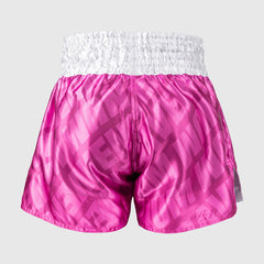 Venum Contender XT Kick-Thai-Shorts Candy-Rosa-Weiß