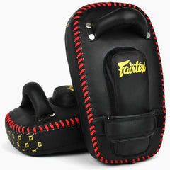 Pao Fairtex Mikrofaser Gebogen Klein KPLC6 Schwarz-Gold