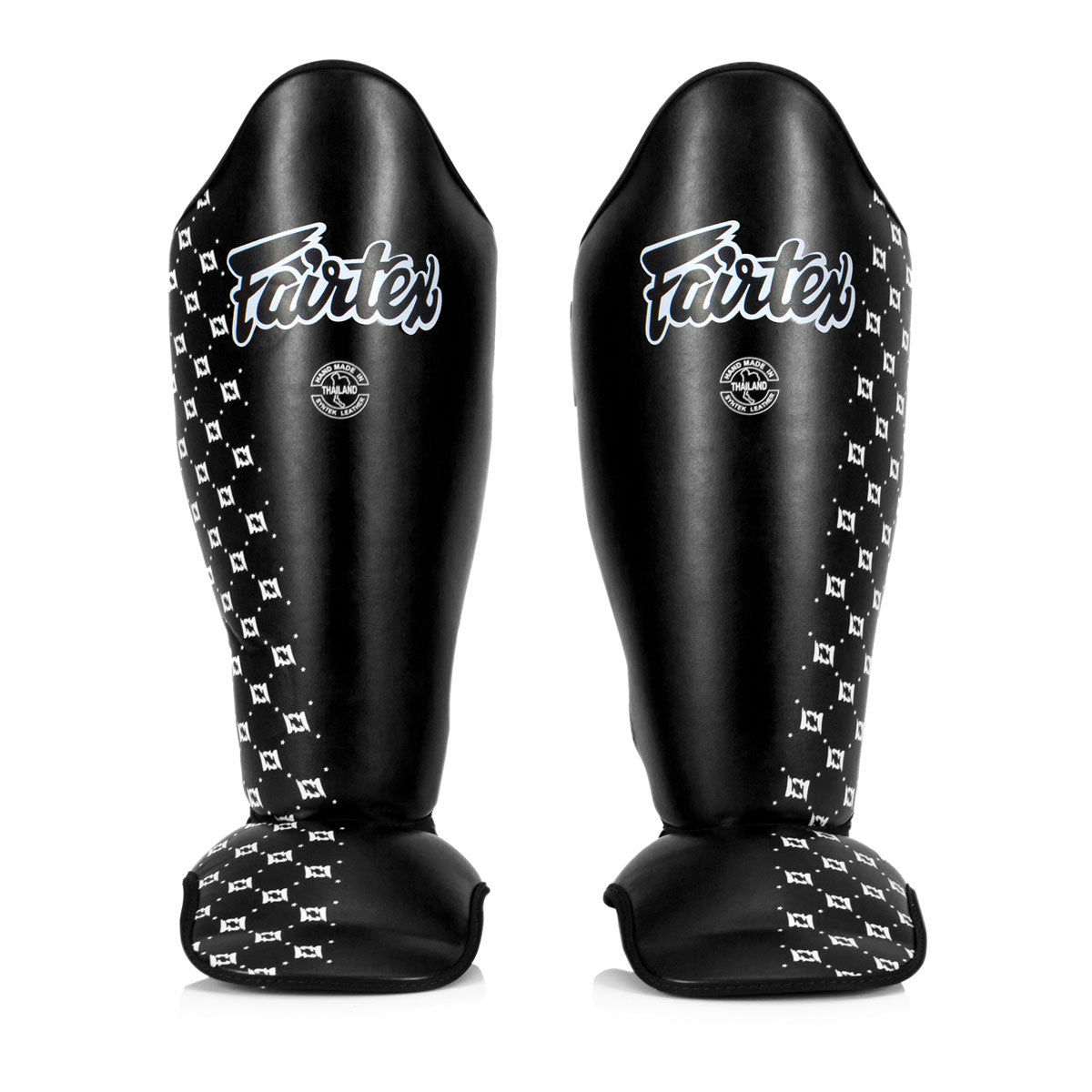 Schienbeinschoner Fairtex Wettbewerb SP5 mit schwarzen Fußstützen