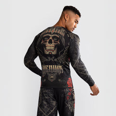Venum Santa Muerte 5.0 Langarm Schwarz-Gold