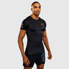 Venum Thunder Dragon Rashguard Kurzarm Schwarz