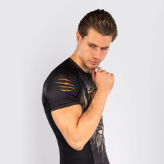 Venum Tiger Rashguard Kurzarm Schwarz