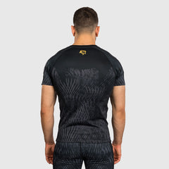 Venum x Chimaev Wild Borz Rashguard Kurzarm Schwarz