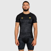 Venum x Chimaev Wild Borz Rashguard Kurzarm Schwarz