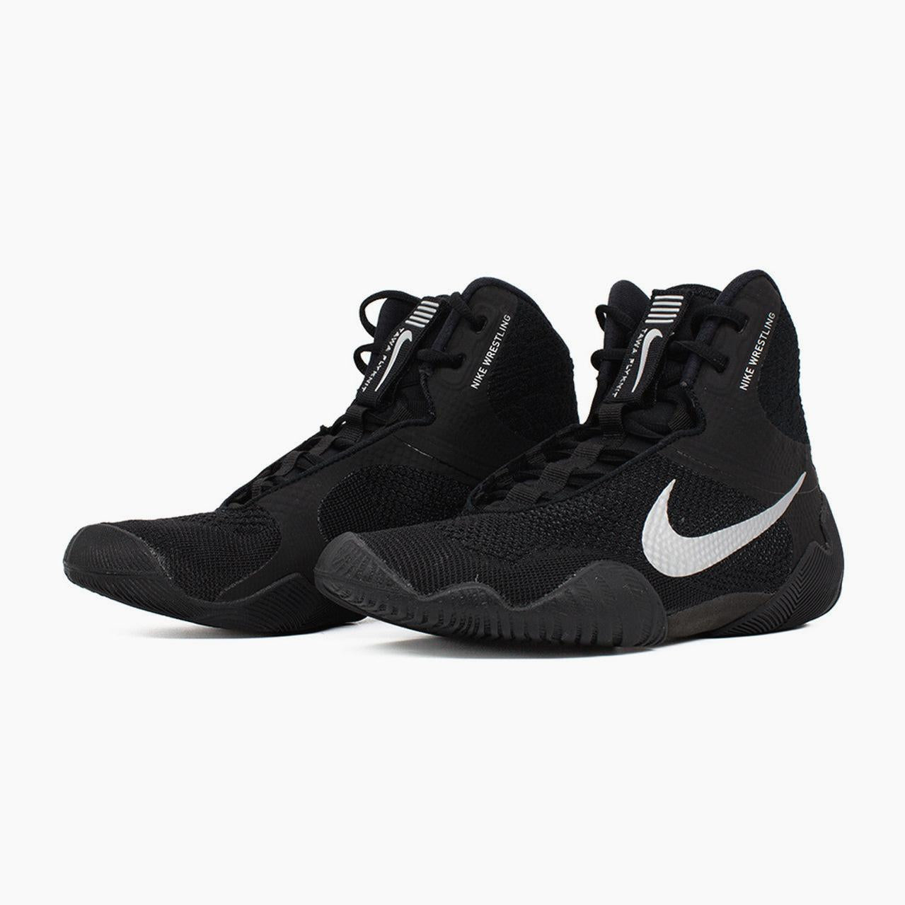 Ringerschuhe-Wrestling Nike Tawa Schwarz-Weiß