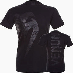 T-Shirt in Baumwolle Venum Giant Matt Schwarz