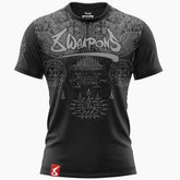 T-Shirt 8 Weapons Yantra Schwarz