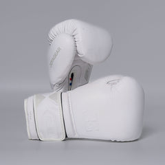 Joyagear Elite Performance Boxing Gloves Leather White