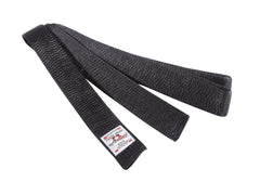DANRHO Schwarzer Budo-Gürtel Kunstseide 4 cm oder 5 cm breit
