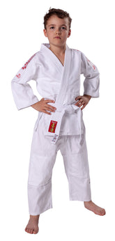 DANRHO Judo uniform Yamanashi shoulder stripes
