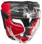 Dragon 11750-L Leather Mask Boxing - Kickboxing - Muay Thai and MMA Helmet