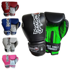 DragonDo 30095-P Attack-5 Boxing Gloves, Muay Thai Kick Boxing Gloves