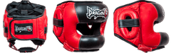 DragonDo 11751-L face protection. Leather kickboxing, Muay Thai helmet