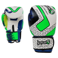 DragonDo 30278-L Cool Lime Echtes Leder Boxen, Kick Boxen Handschuhe
