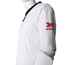 KPNP Taekwondo uniform black lapel - WT approved