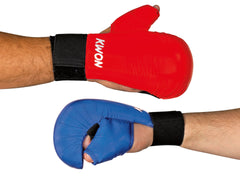 Karate hand protector with tumb loop
