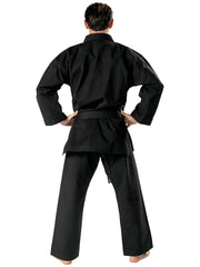 Karateanzug Traditional schwarz 12 oz