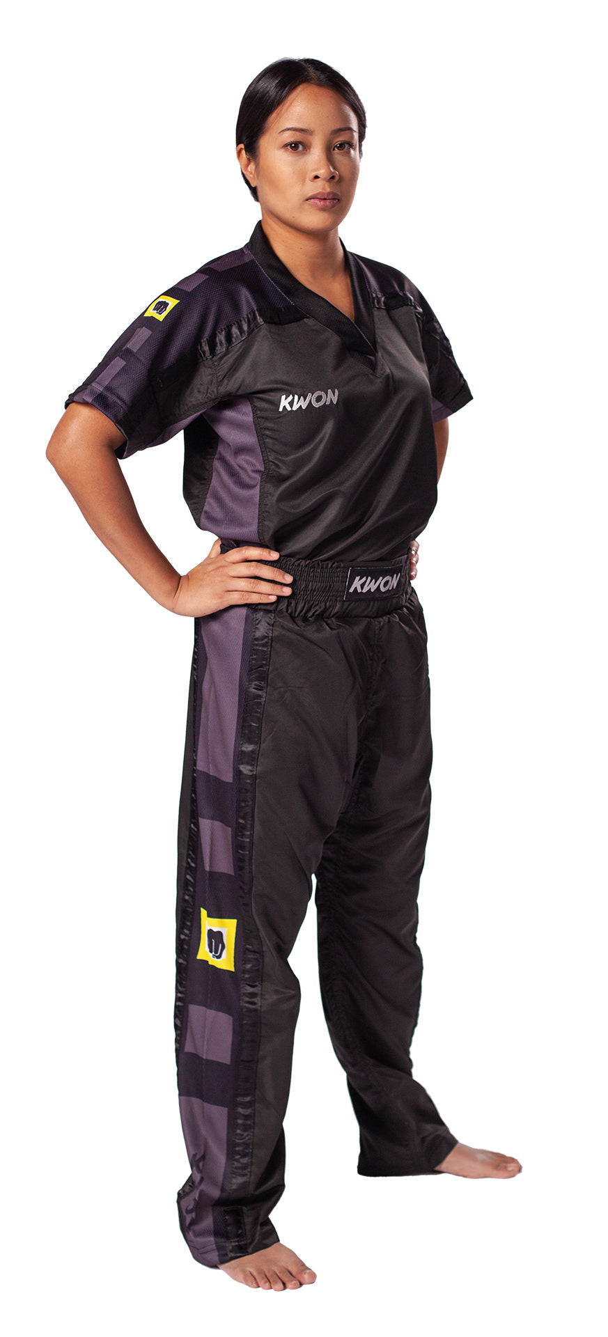 Kickboxing uniform Challenge Plus black