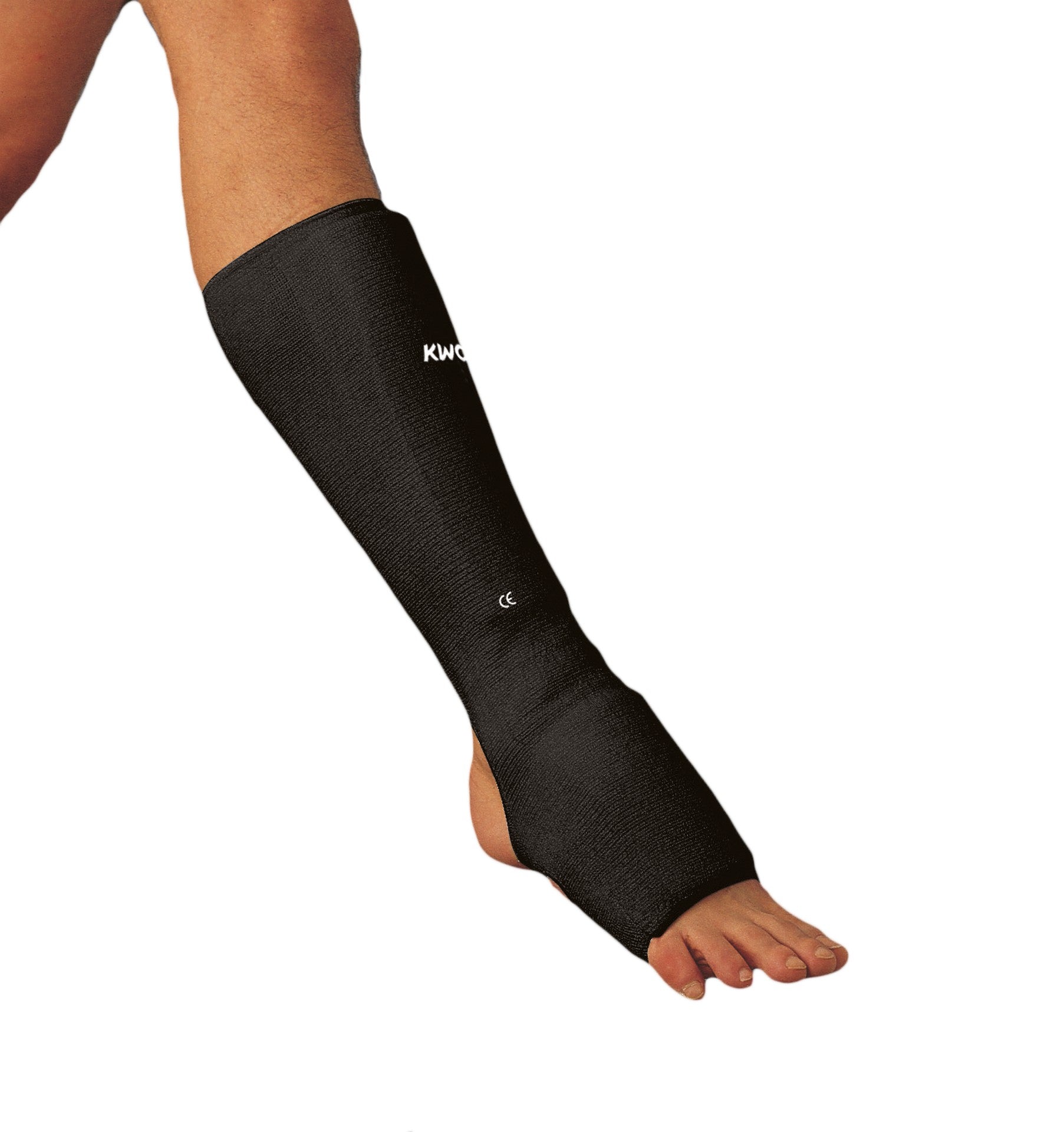 Shin and instep guard fabric