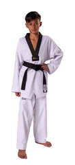 Taekwondo Anzug Premiere Plus schwarzes Revers - WT anerkannt