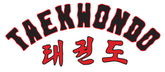 Taekwondo Schriftzug Aufdruck