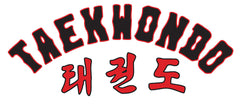 Taekwondo Schriftzug Aufdruck