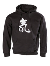 QI Kapuzenpullover schwarz