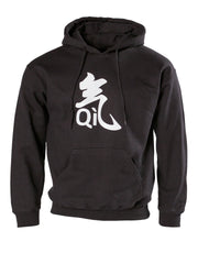 QI Kapuzenpullover schwarz