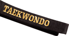 Budogürtel in Glanzoptik mit Box (mit Bestickung) „TAEKWONDO“