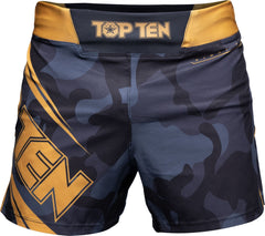 MMA Shorts „Black Force“ Camouflage