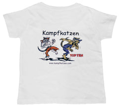 T-Shirt für Kinder „Kampfkatzen“