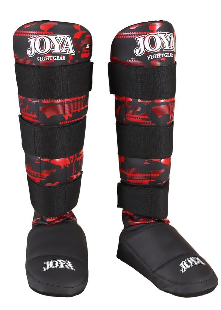 Joya Camo V2 ShinGuards - Red
