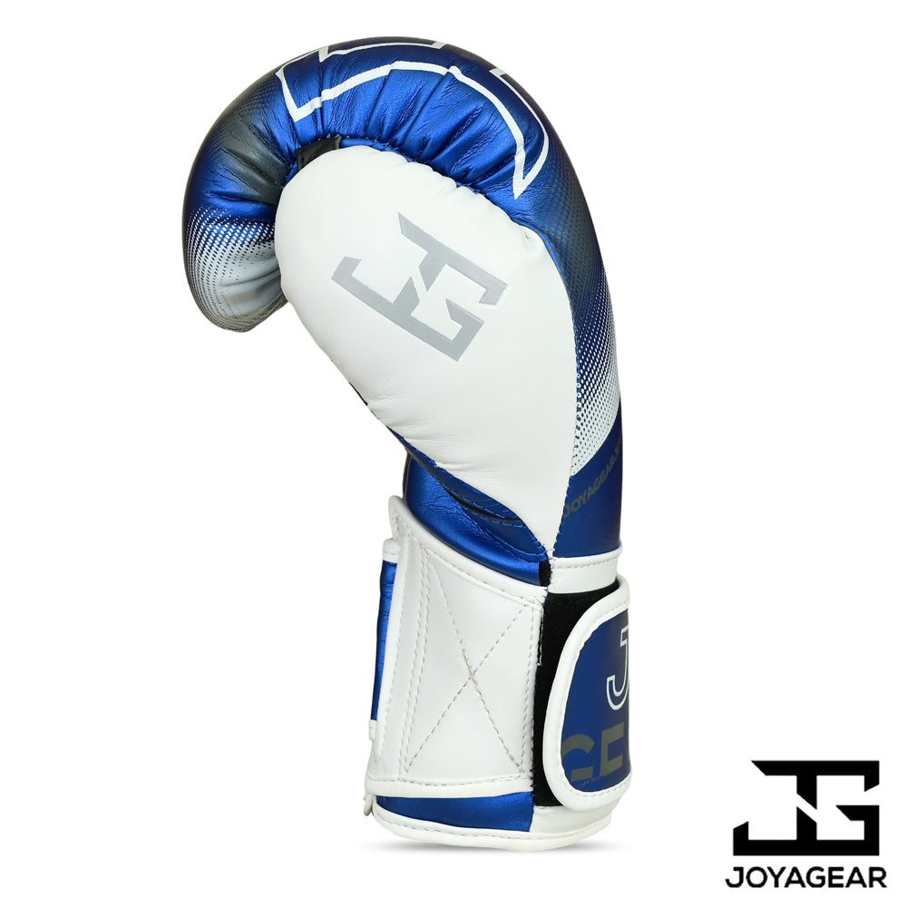 The Joyagear "Evolution" Boxing Gloves - Blue-White