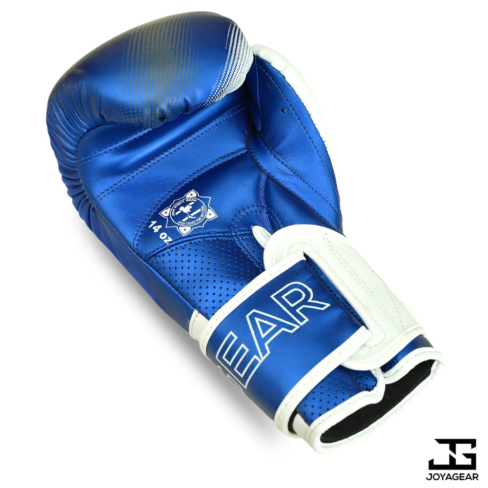 The Joyagear "Evolution" Boxing Gloves - Blue-White