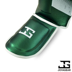 The Joyagear "Evolution" Shinguards - Green-White