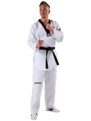 Taekwondo uniform Starfighter black lapel