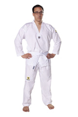 Taekwondo Anzug Fightlite weißes Revers