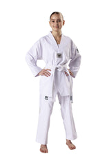 Taekwondo Anzug Premiere Plus weißes Revers