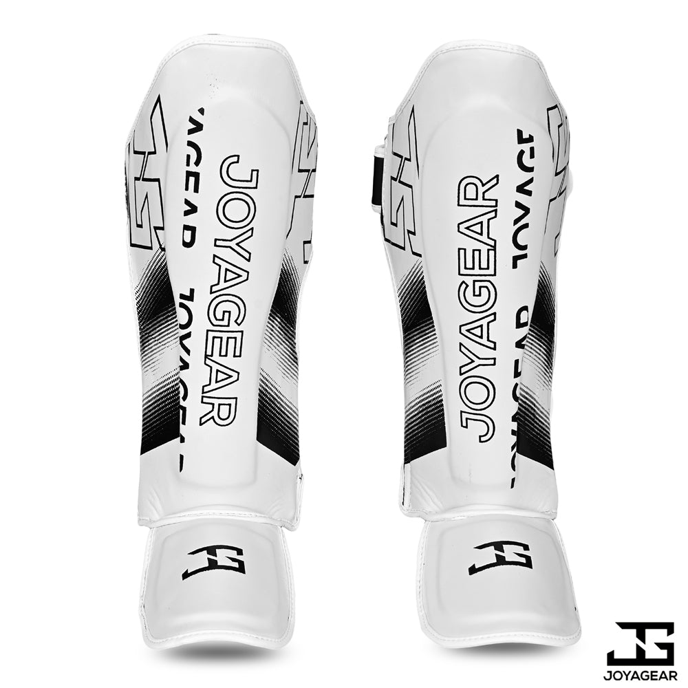 The Joyagear "Evolution" Shinguards - White-White