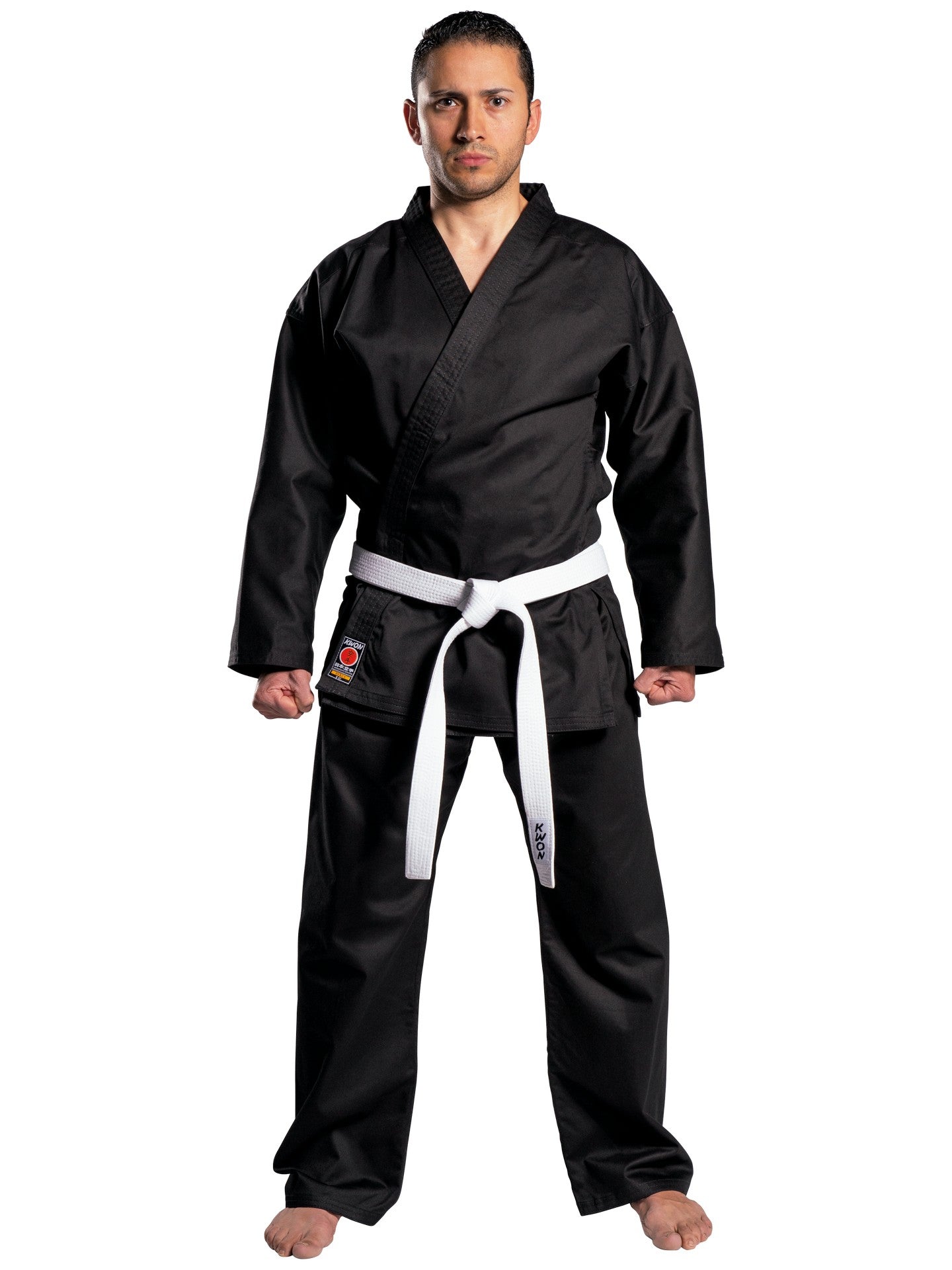 Karateanzug Traditional schwarz 8 oz