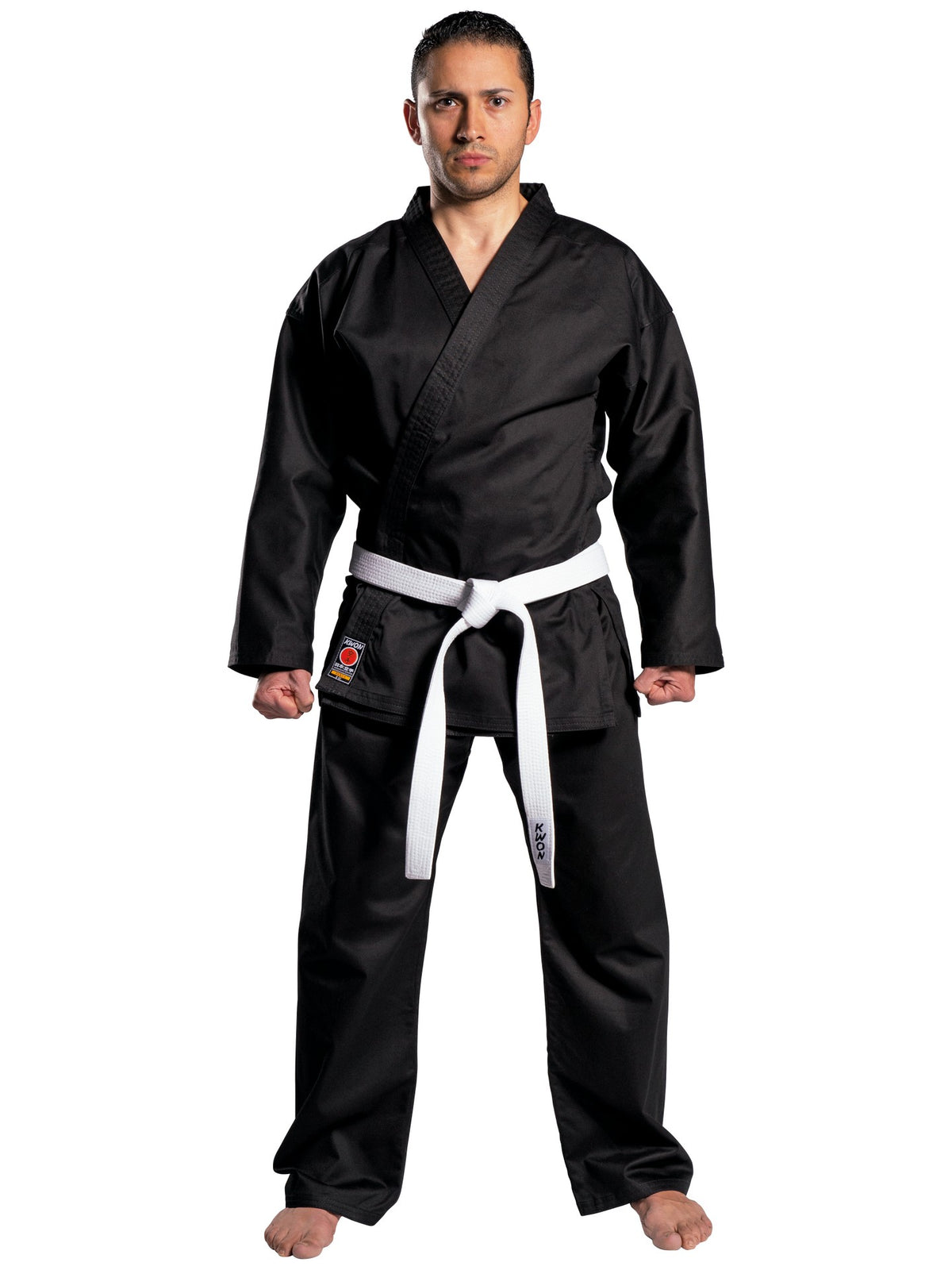 Karateanzug Traditional schwarz 8 oz