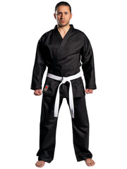 Karateanzug Traditional schwarz 8 oz