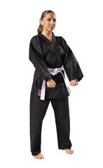 Karateanzug Traditional schwarz 8 oz