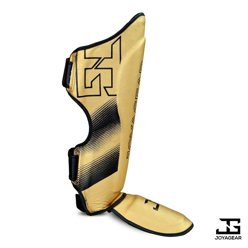 The Joyagear "Evolution" Shinguards - Gold-Black