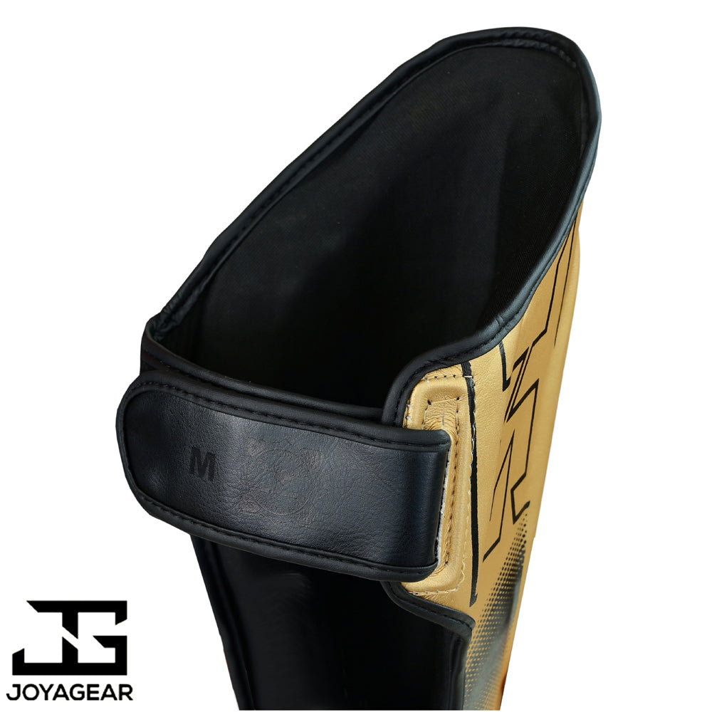 The Joyagear "Evolution" Shinguards - Gold-Black