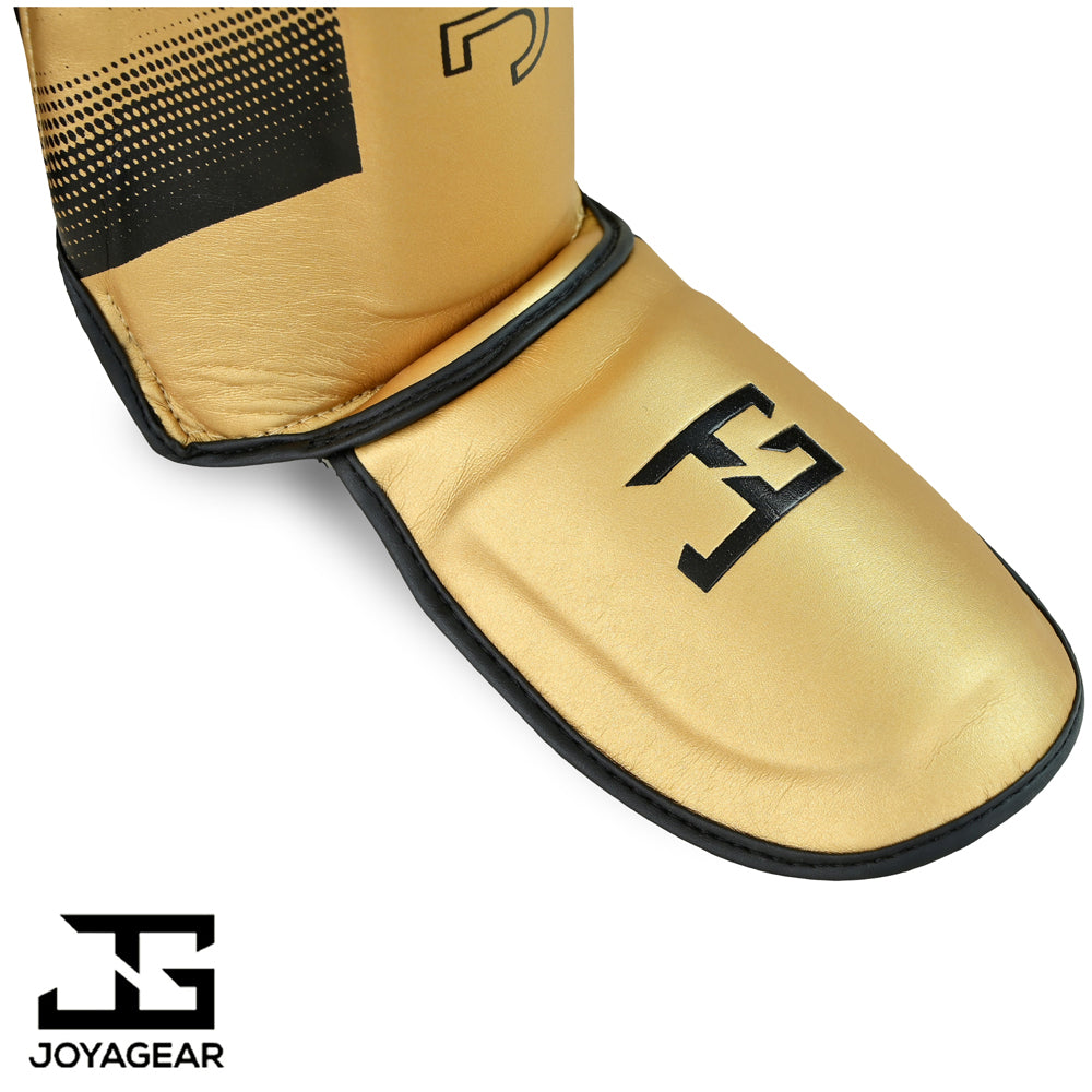 The Joyagear "Evolution" Shinguards - Gold-Black