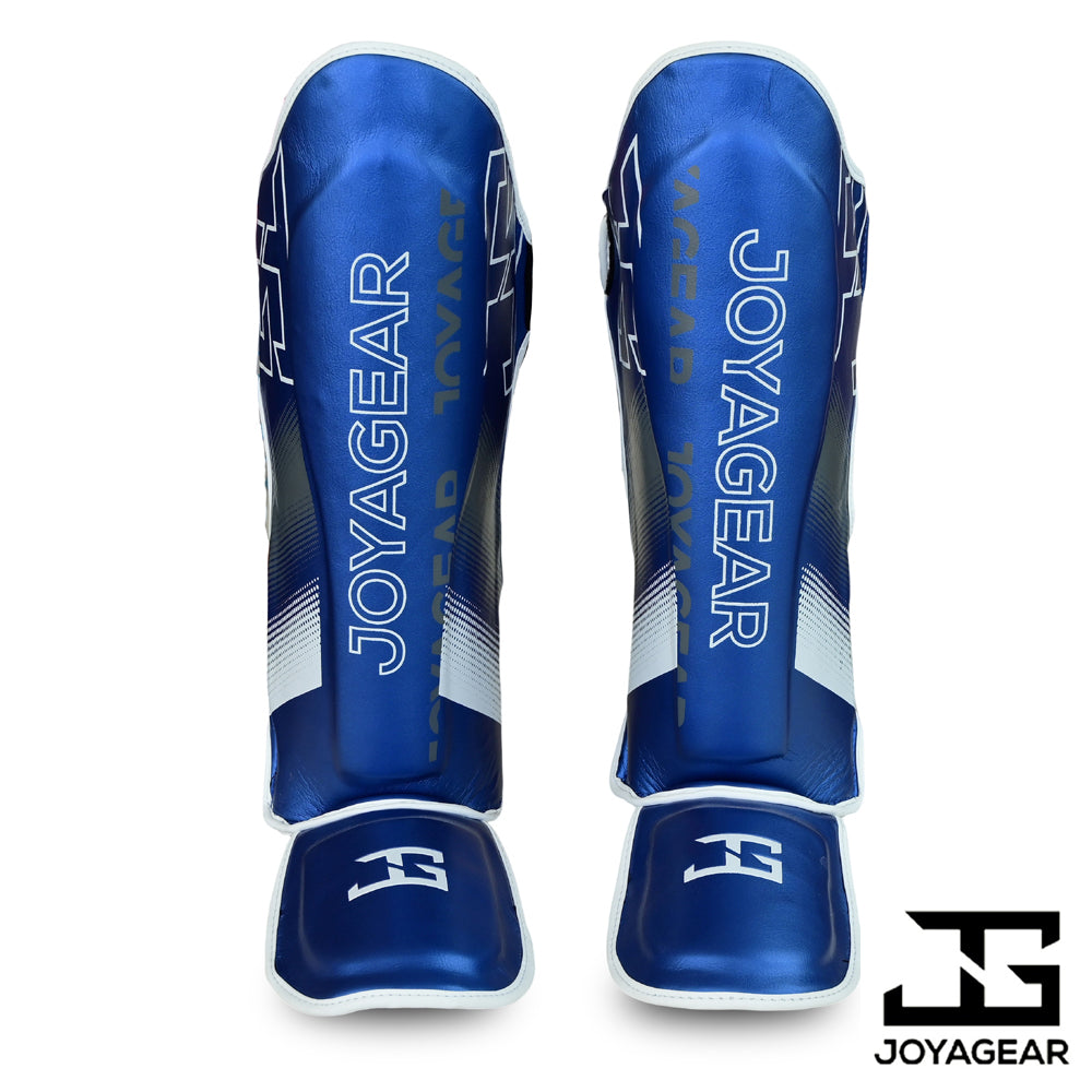 The Joyagear "Evolution" Shinguards - Blue-White