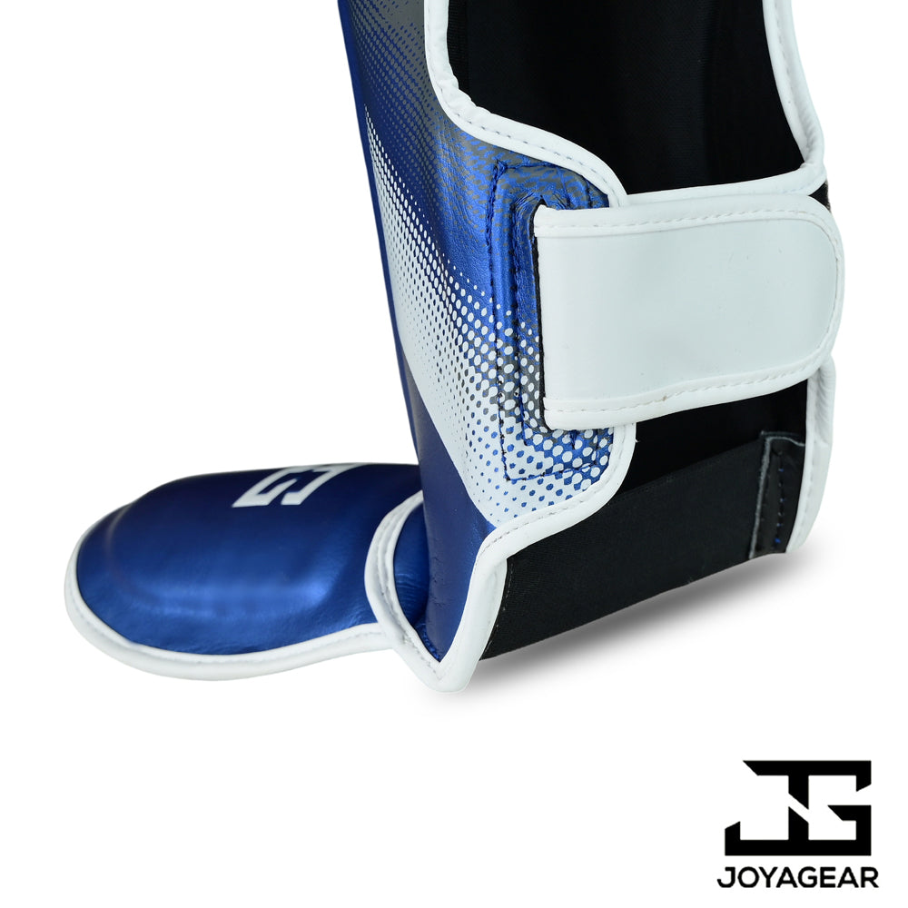 The Joyagear "Evolution" Shinguards - Blue-White