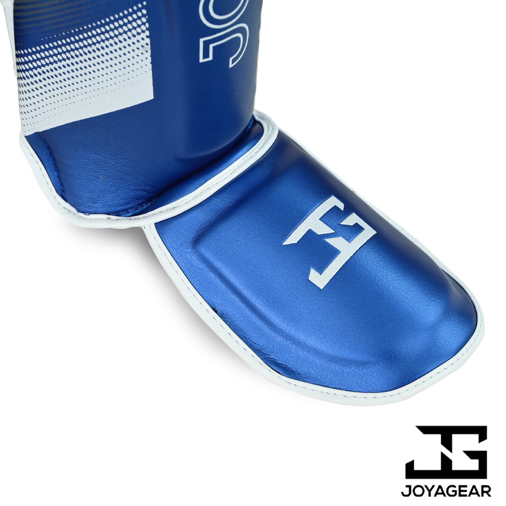 The Joyagear "Evolution" Shinguards - Blue-White